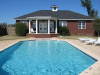 Clubhouse and pool on the Santa Rosa Sound